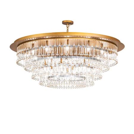 Meyda Tiffany Corsica 19 Light 60" Wide Crystal Waterfall Chandelier N/A