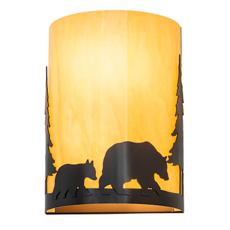 Meyda Tiffany 2 Light 14" Tall Wall Sconce Timeless Bronze