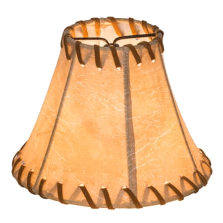 Meyda Tiffany Leather Tan 4.5" Tall Lamp Shade N/A