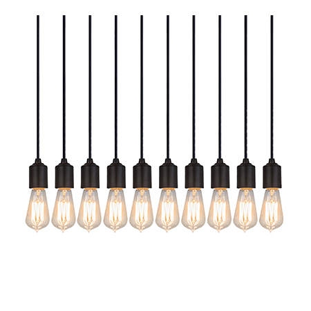 Meyda Tiffany 10 Light 27" Wide Linear Pendant N/A
