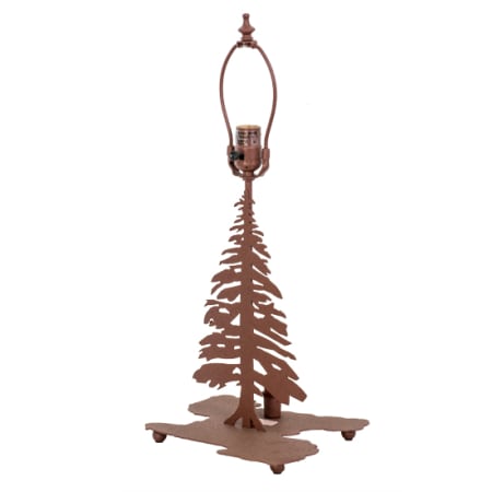 Meyda Tiffany Tall Pines 14" Tall Lamp Base Rust