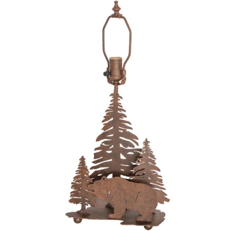Meyda Tiffany Grizzly Bear 16" Tall Lamp Base N/A