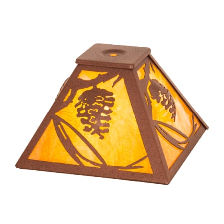 Meyda Tiffany Pines 5.25" Tall Lamp Shade Rust