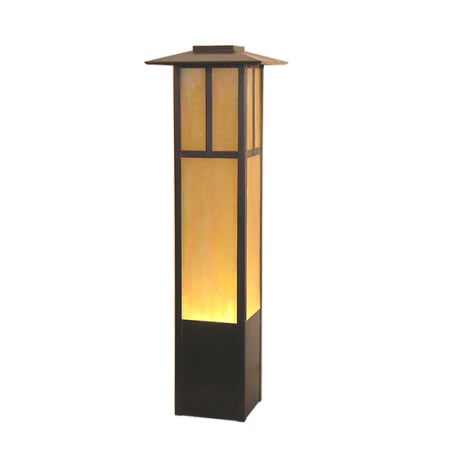 Meyda Tiffany T Mission 26" Tall Landscape Path Light Craftsman Brown