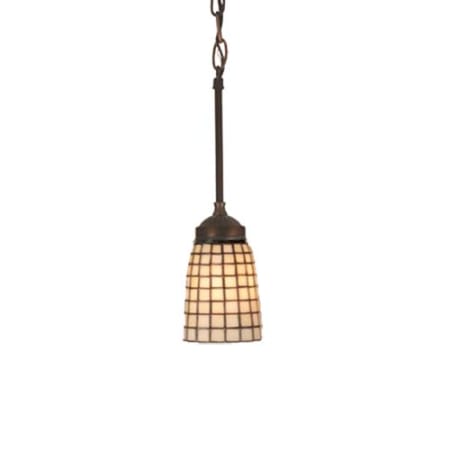 Meyda Tiffany Terra Bone 5" Wide Mini Pendant Antique