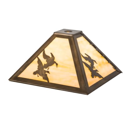 Meyda Tiffany Ducks in Flight 6.5" Tall Lamp Shade Antique Copper
