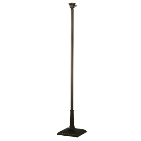 Meyda Tiffany Mission 56" Tall Lamp Base Mahogany Bronze