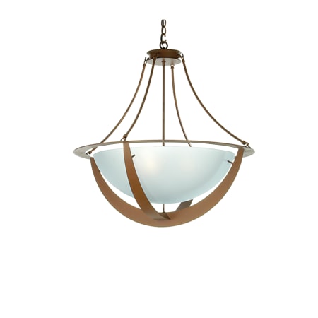 Meyda Tiffany 31" W Saturn Inverted Pendant Rust