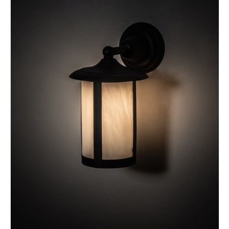 Meyda Tiffany Fulton 14" Tall Wall Sconce Craftsman Brown