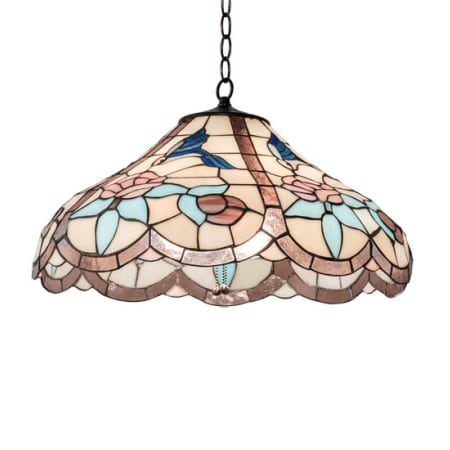 Meyda Tiffany Hummingbird 3 Light 20" Wide Pendant Mahogany Bronze