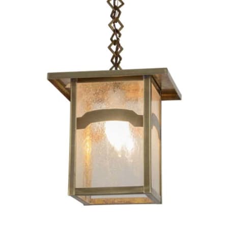 Meyda Tiffany Hyde Park 13" Wide Pendant Satin Brass