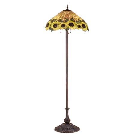 Meyda Tiffany 3 Light 63" Tall Tiffany Floor Lamp N/A