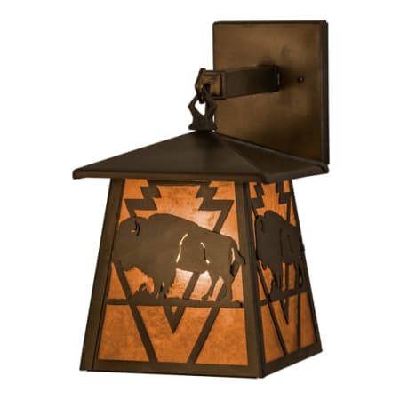 Meyda Tiffany 12" Tall Wall Sconce Antique Copper