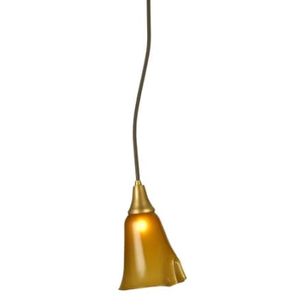 Meyda Tiffany Wilmington 9" Wide Mini Pendant Timeless Bronze / Satin Brass