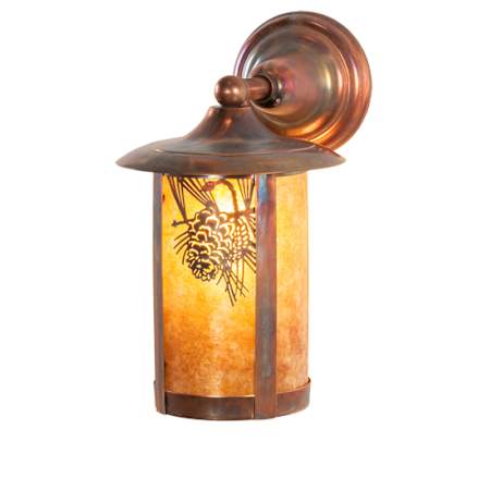 Meyda Tiffany 13" Tall Wall Sconce Vintage Copper