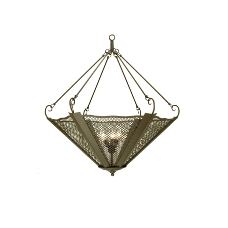 Meyda Tiffany 38" W Umbrella Inverted Pendant Timeless Bronze