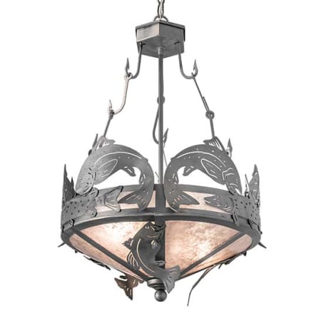 Meyda Tiffany Catch of the Day 2 Light 18" Wide Pendant Steel