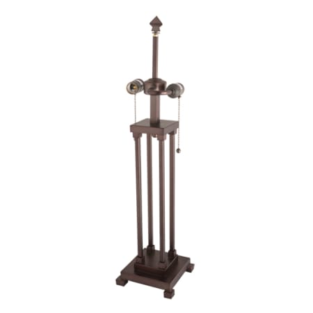 Meyda Tiffany Mission 28" Tall Lamp Base Mahogany Bronze