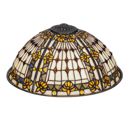 Meyda Tiffany Fleur-de-lis 8" Tall Lamp Shade N/A