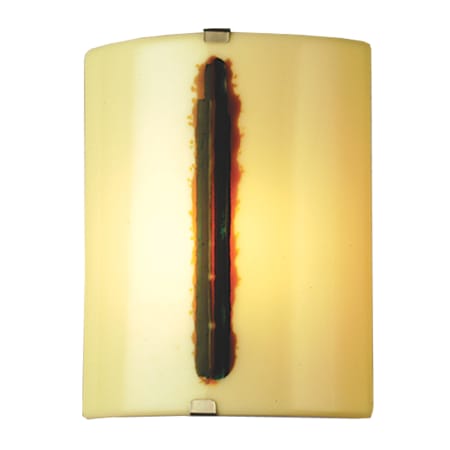 Meyda Tiffany 8" W Dolciume Dolce Fused Glass Wall Sconce Beige / Blue