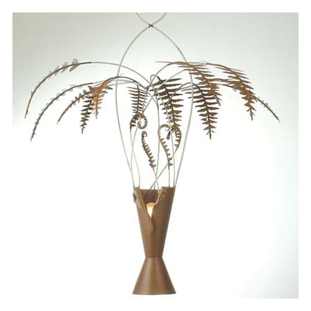 Meyda Tiffany Fern 2 Light 36" Wide Pendant Rust