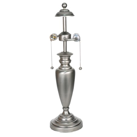 Meyda Tiffany Brass Spun Urn Base Brushed Nickel