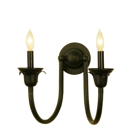 Meyda Tiffany Dorset 2 Light 17" Tall Wall Sconce Dark Roast