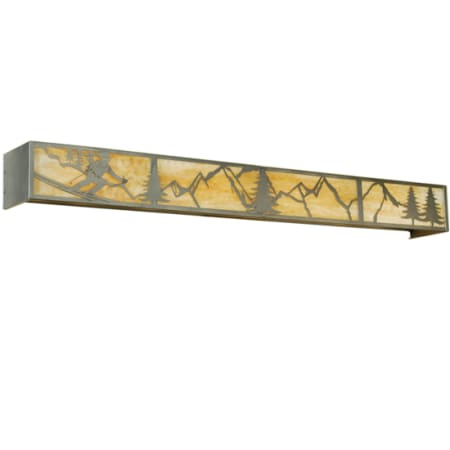 Meyda Tiffany Alpine 63" Wide Bath Bar Pewter Powder Coat