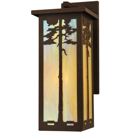 Meyda Tiffany 7.5" W Tamarack Wall Sconce Cafe Noir