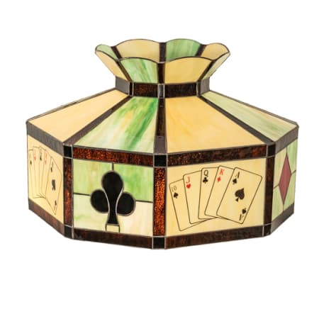 Meyda Tiffany Poker Face 13" Tall Lamp Shade N/A