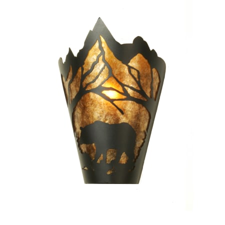 Black / Amber Mica