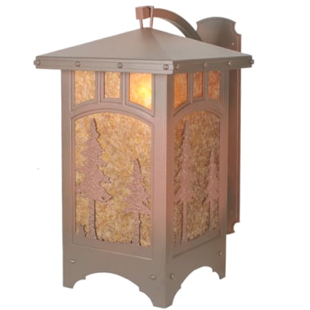 Meyda Tiffany Utowana Lake 25" Tall Wall Sconce Rust / Wrought Iron