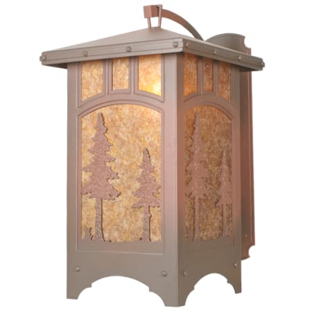 Meyda Tiffany Utowana Lake 32" Tall Wall Sconce Rust / Wrought Iron