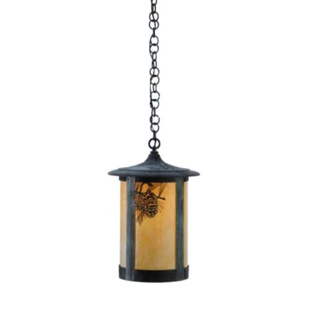 Meyda Tiffany Fulton 12" Wide Pendant Verdigris