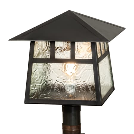 Meyda Tiffany Stillwater 15" Tall Post Light Craftsman Brown