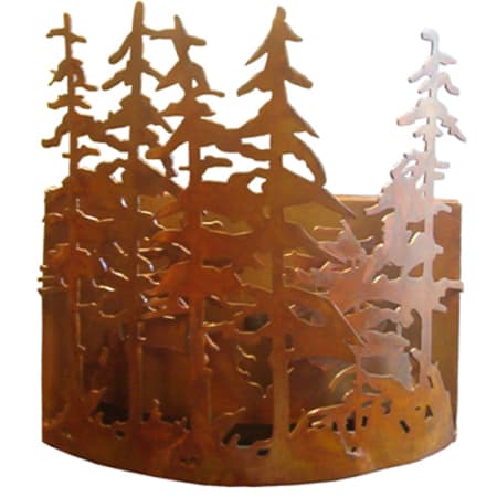 Meyda Tiffany Tall 2 Light 11" Tall Wall Sconce Rust