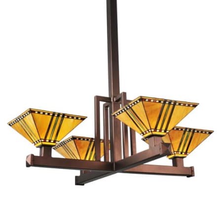 Meyda Tiffany Prairie Corn 4 Light 47" Wide Multi Light Pendant N/A