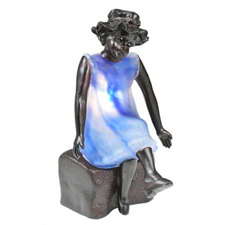 Meyda Tiffany Passing Time 9-1/2" Silhouette Accent Lamp Tiffany