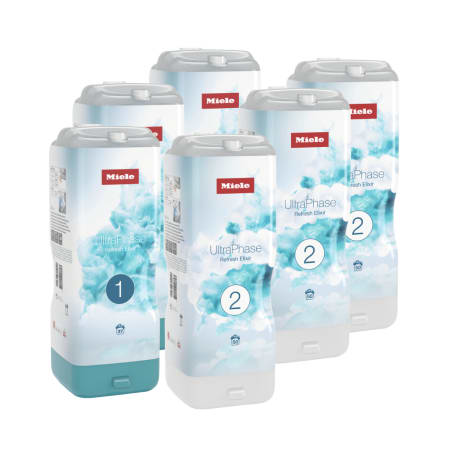 Miele UltraPhase 1 and 2 Refresh Elixir Laundry Detergent, Set of 6 N/A