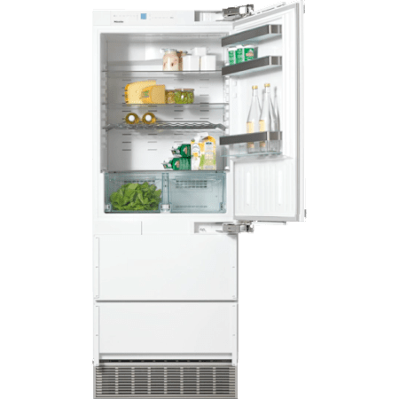 Miele Perfectcool Fridge-Freezer Maximum Convenience Thanks To Generous Large Capacity And Ice Maker Panel Ready