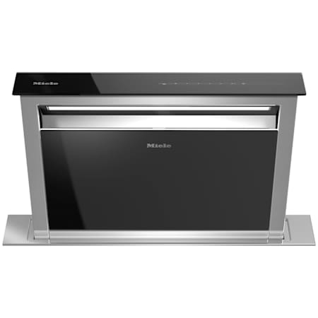 Miele 30 Inch Wide Downdraft Range Hood with Auto Shut Off -Less Blower Clean Touch Steel