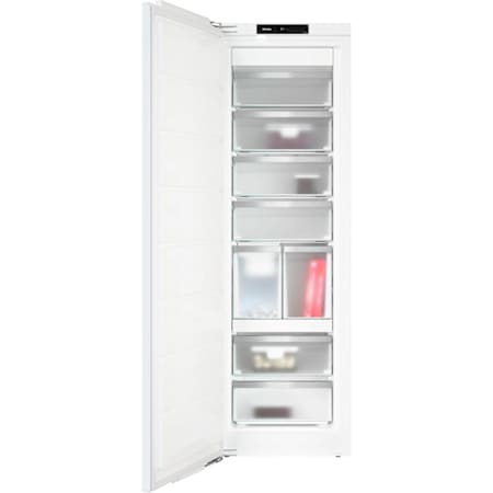 Miele 22 Inch Wide 7.5 Cu. Ft. Built-In Energy Star Panel Ready Column Freezer with LED Light and NoFrost System Panel Ready