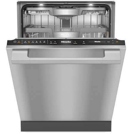 Miele 24 Inch Wide 16 Place Setting Built-In Top Control Dishwasher with 3D MultiFlex Tray and Automatic Load Sensing Stainless Steel