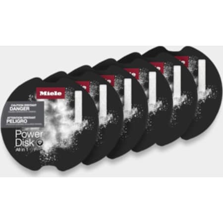 Miele 6-Pack PowerDisk All-In-One Dishwasher Detergent N/A