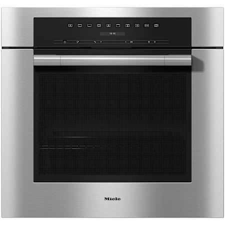 Miele 30 Inch Wide 4.59 Cu. Ft. Electric Single Oven with Automatic Cooking Programs Clean Touch Steel