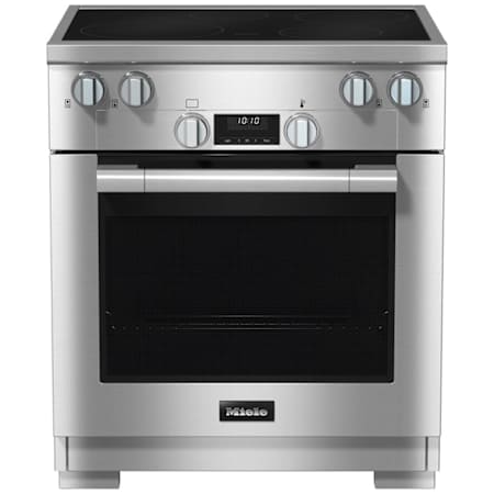 Miele 30 Inch Wide 4.59 Cu. Ft. Slide In Electric Range with Rapid Preheat and Cool-Touch Fronts Stainless Steel