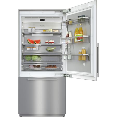 Miele 36 Inch Wide 19.56 Cu. Ft. Energy Star Rated Full Size Refrigerator Stainless Steel