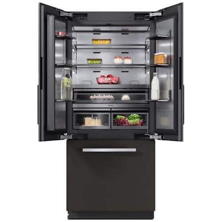 Miele MasterCool 36 Inch Wide 20.09 Cu. Ft. Energy Star Certified Panel Ready French Door Refrigerator with NoFrost and DynaCool Panel Ready