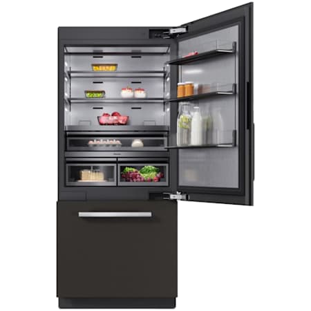 Miele MasterCool 36 Inch Wide 20.2 Cu. Ft. Energy Star Certified Right Hinge Panel Ready Bottom Freezer Refrigerator with NoFrost and DynaCool Panel Ready