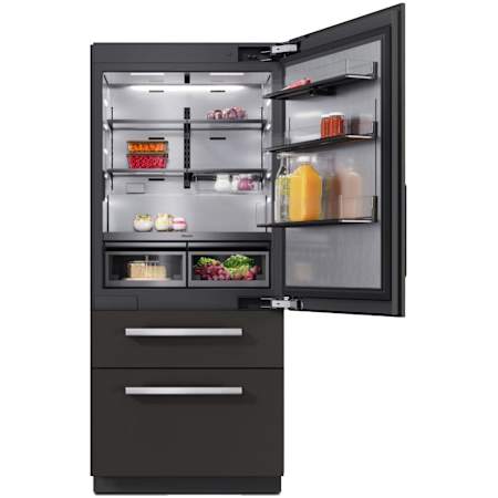 Miele MasterCool 36 Inch Wide 18.82 Cu. Ft. Energy Star Certified Right Hinge Panel Ready Bottom Freezer Refrigerator with NoFrost and DynaCool Panel Ready